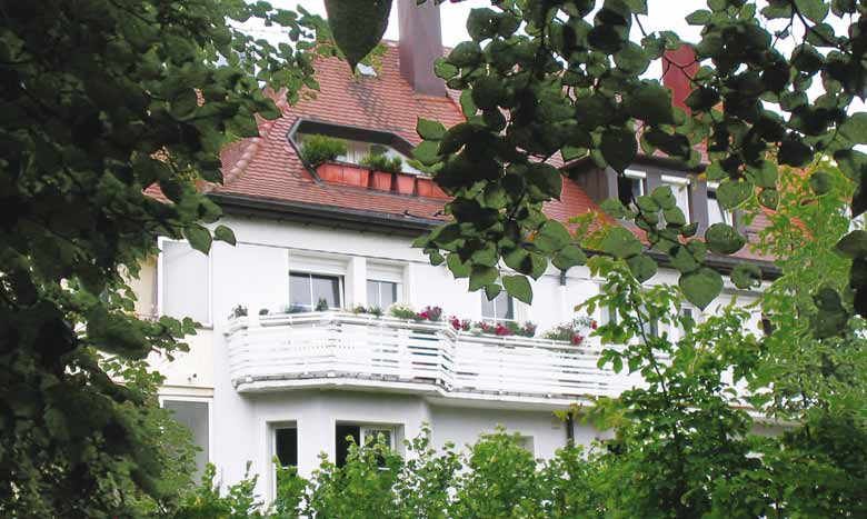 Foto Stuttgart-Ost: Reihenhaus am Park