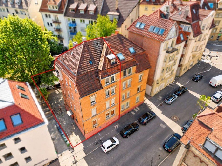 Au�enansicht Mehrfamilienhaus Stuttgart