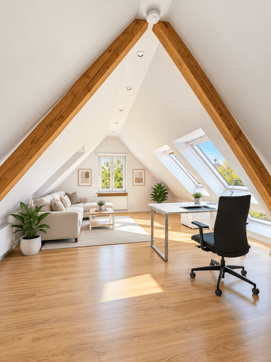 Dachgeschoss B�ro Einfamilienhaus Schorndorf