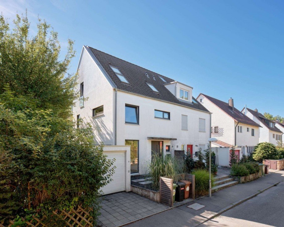 Au�enansicht Doppelhaush�lfte Stuttgart