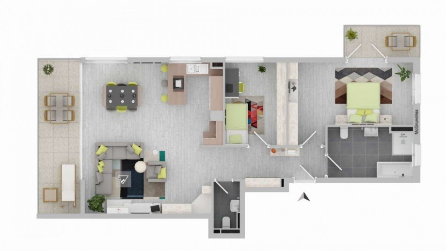 Grundriss Etagenwohnung Waiblingen