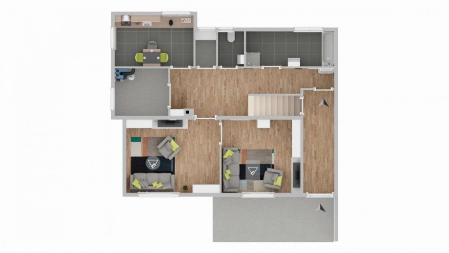 Grundriss EG Doppelhaush�lfte B�blingen