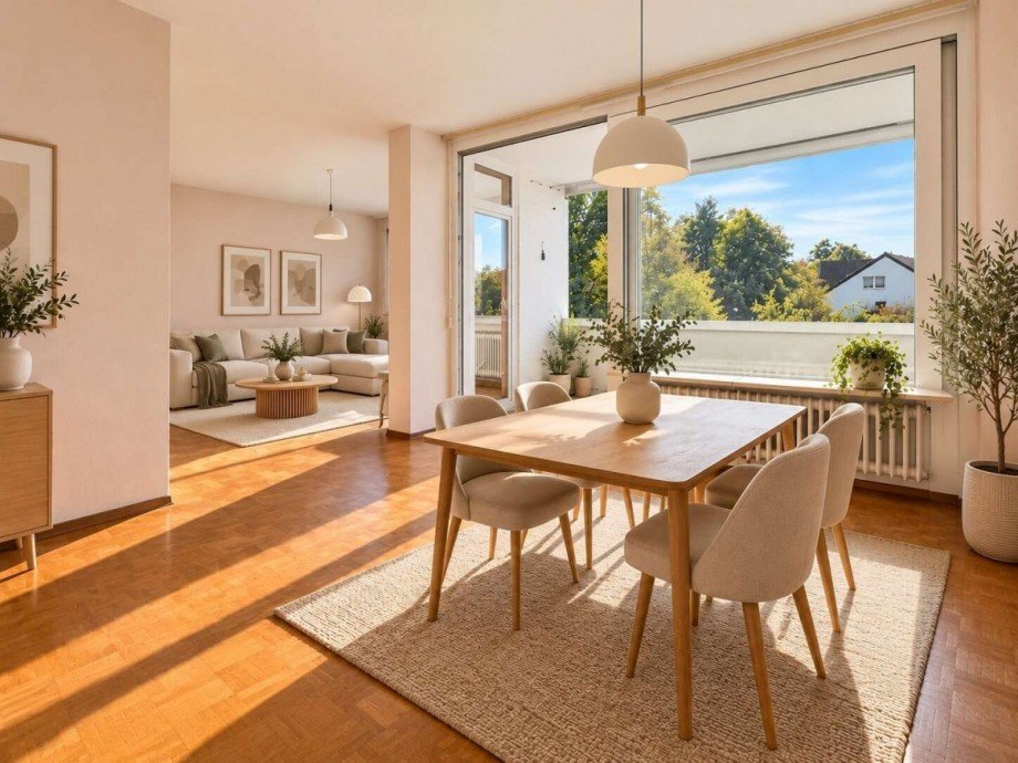 Esszimmer (KI generiert) Etagenwohnung Stuttgart