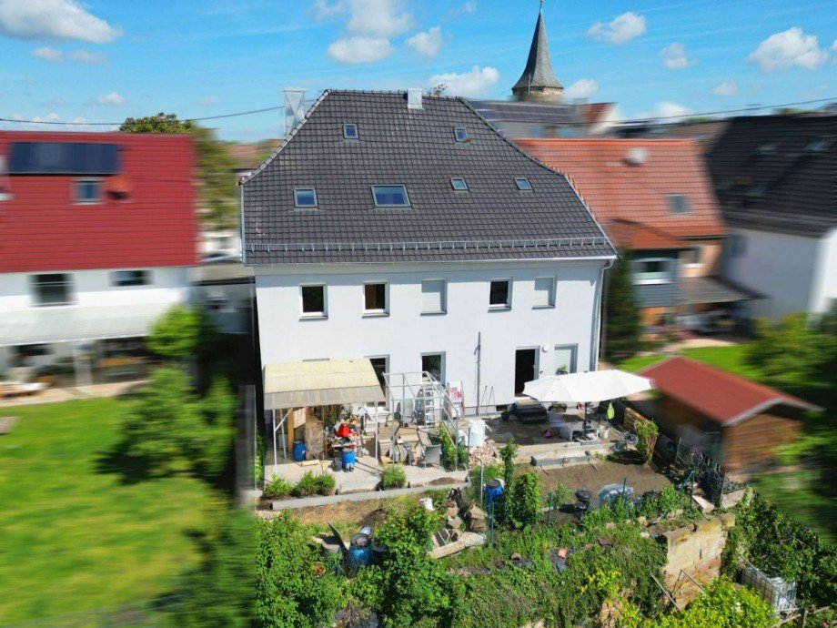 Drohnenaufnahme Mehrfamilienhaus Waiblingen
