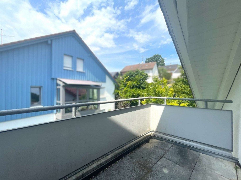 Balkon S1 Dachgeschosswohnung Stuttgart