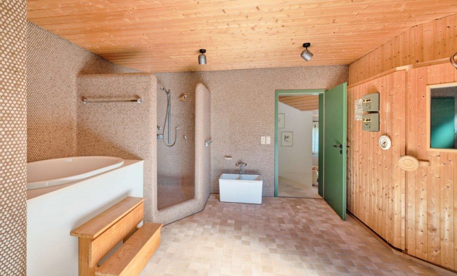 Badezimmer mit Sauna UG Einfamilienhaus Pliezhausen