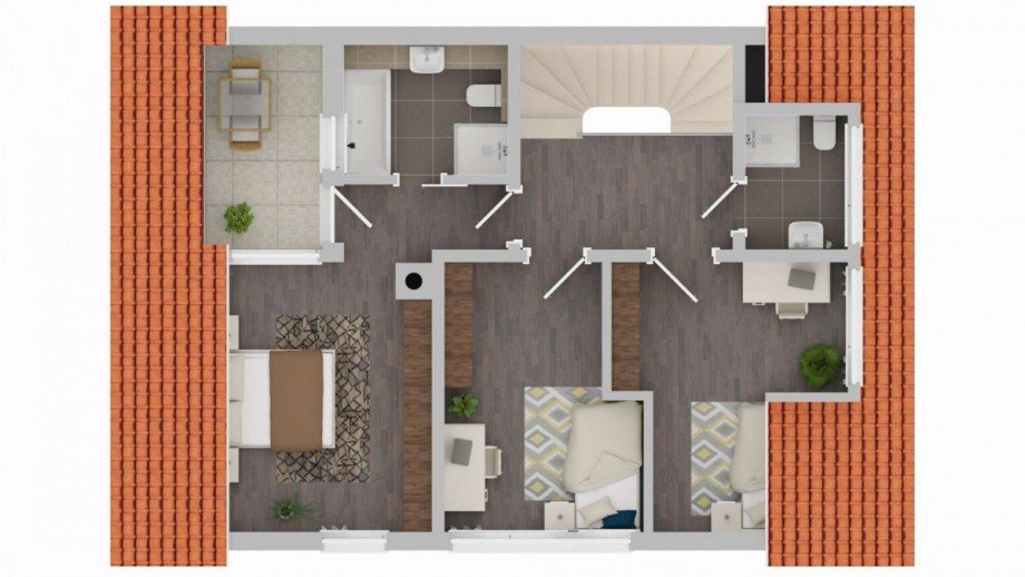 Grundriss DG Maisonettewohnung Stuttgart