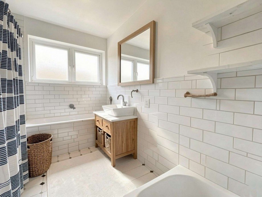 Badezimmer (KI-Generiert) Dachgeschosswohnung Stuttgart