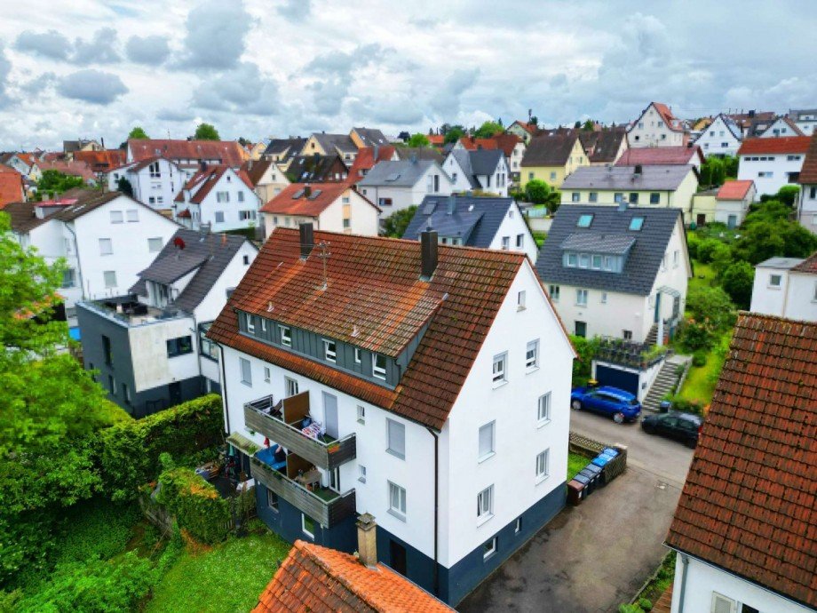 Hinteransicht Haus 1 Mehrfamilienhaus Esslingen am Neckar