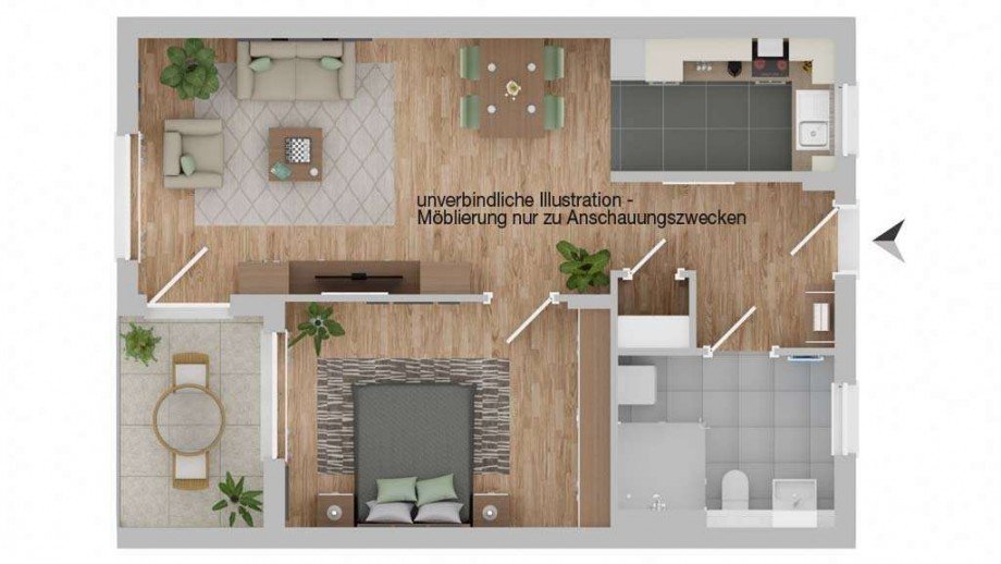 0_Grundriss Etagenwohnung Leinfelden-Echterdingen