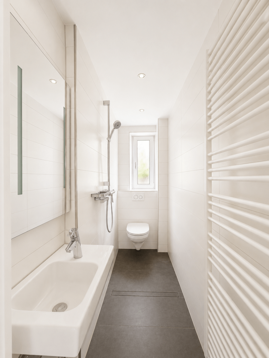 Badezimmer 1.OG Mehrfamilienhaus Stuttgart