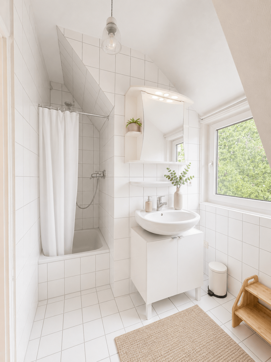 Badezimmer DG Mehrfamilienhaus Stuttgart