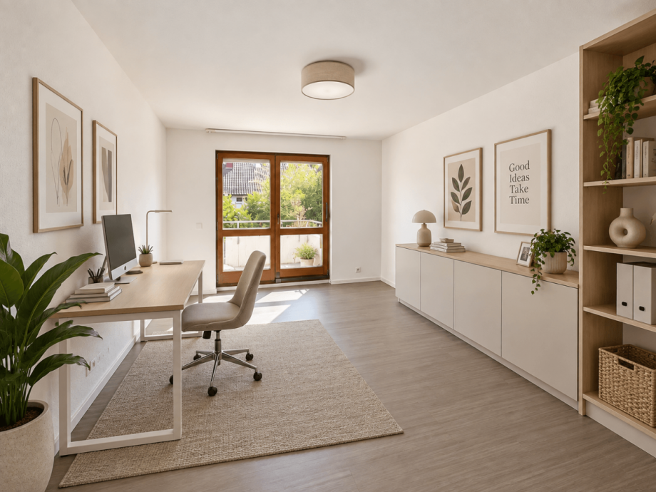 B�ro (KI-Visualisierung) Maisonettewohnung Stuttgart