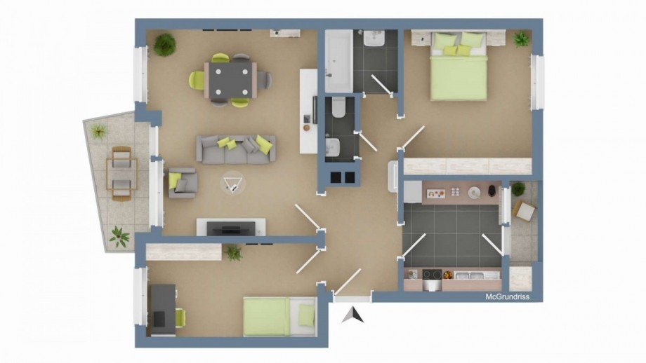 Grundriss Wohnung Ostfildern