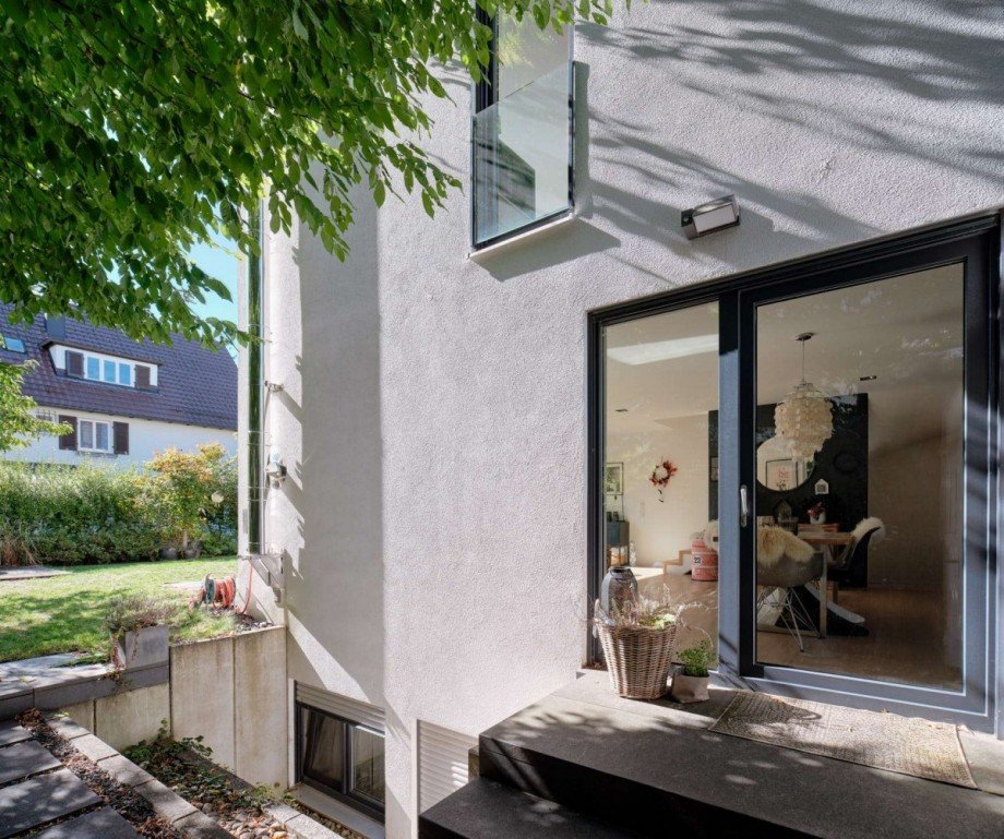 Terrasse Doppelhaush�lfte Stuttgart