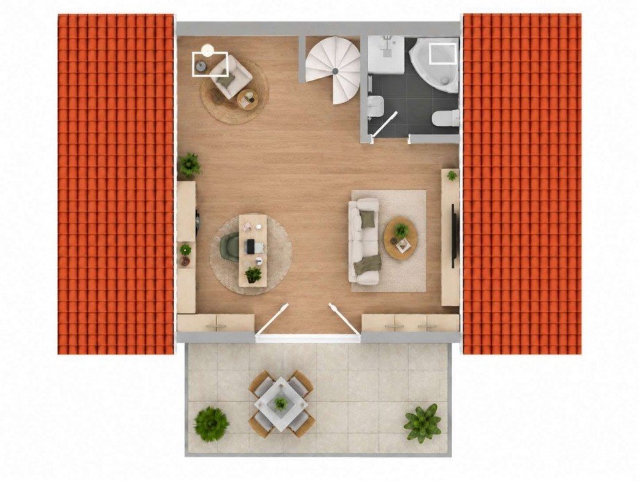 Grundriss DG Maisonettewohnung Stuttgart