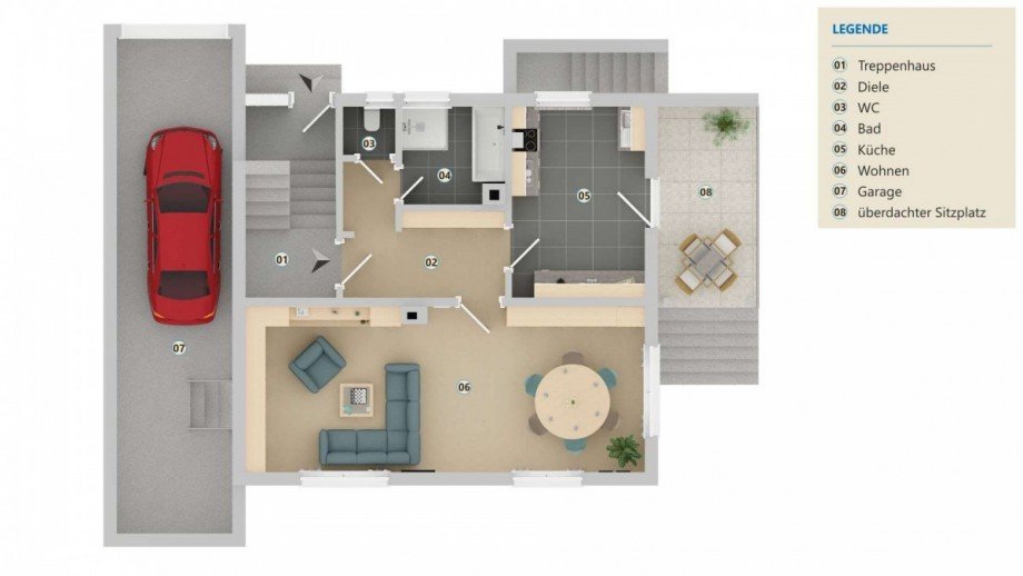 Grundriss EG Haus Weil im Sch�nbuch