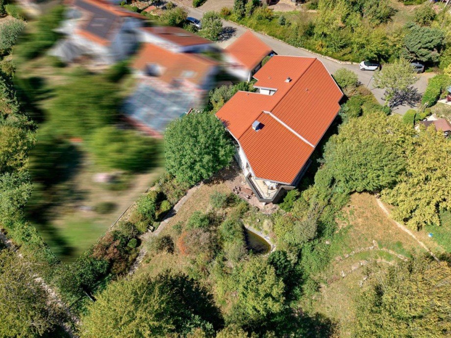 Vogelperspektive Einfamilienhaus Pliezhausen