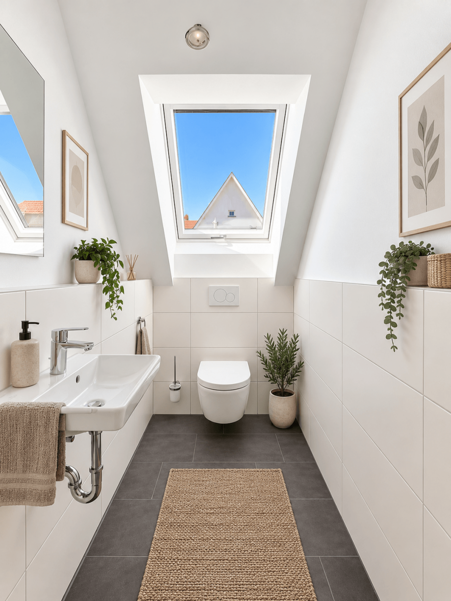 WC KI Visualisierung Maisonettewohnung Leinfelden-Echterdingen