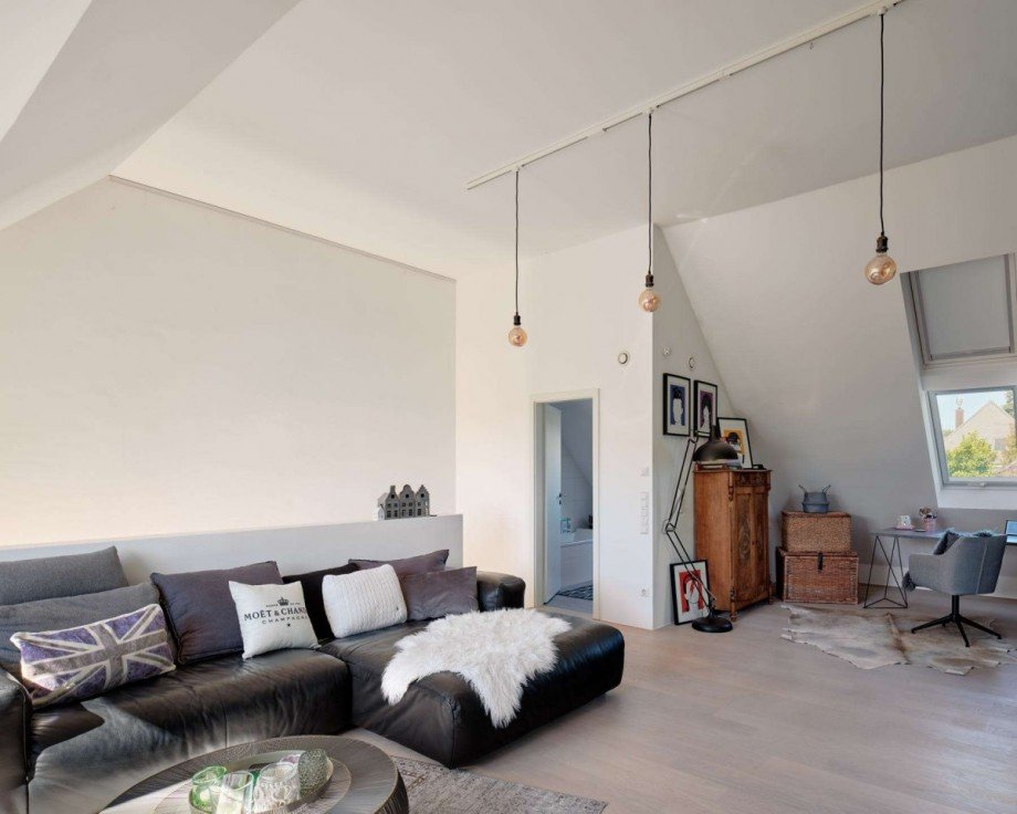 Wohnzimmer Doppelhaush�lfte Stuttgart