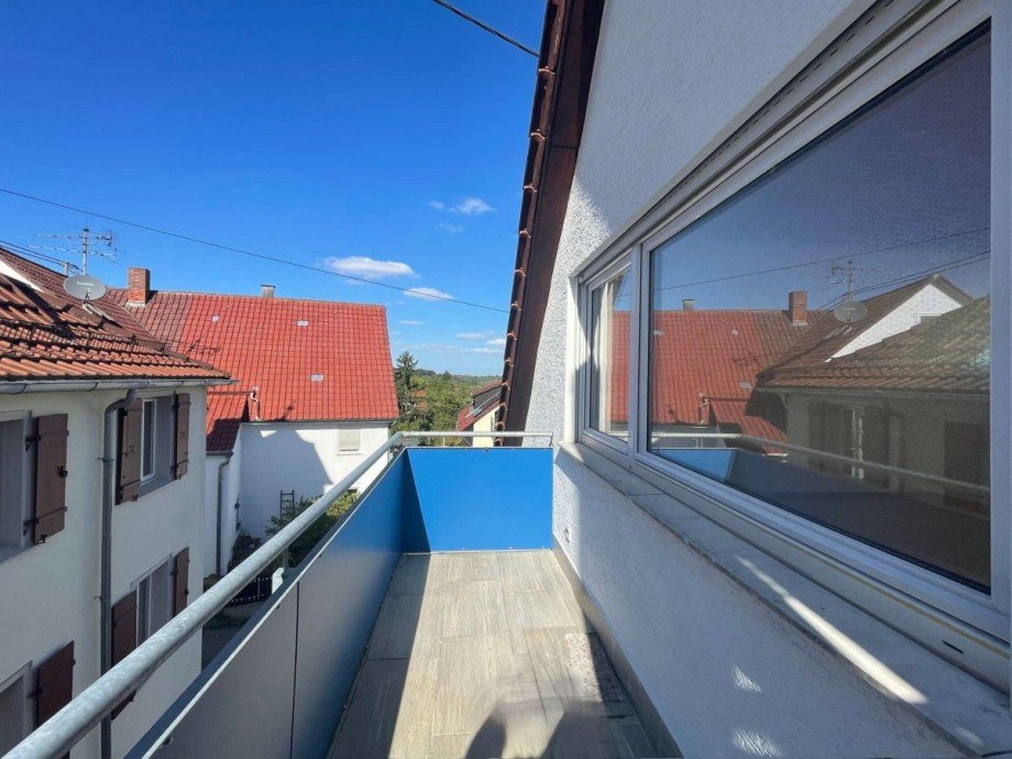 Balkon Dachgeschosswohnung Stuttgart