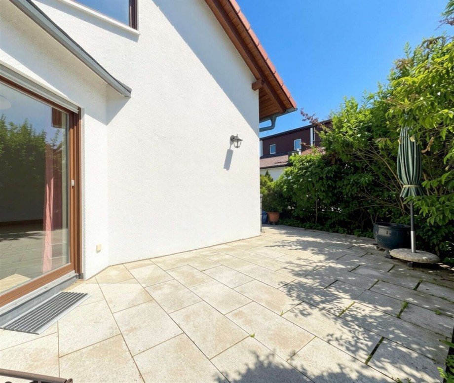 Terrasse Doppelhaush�lfte Hildrizhausen