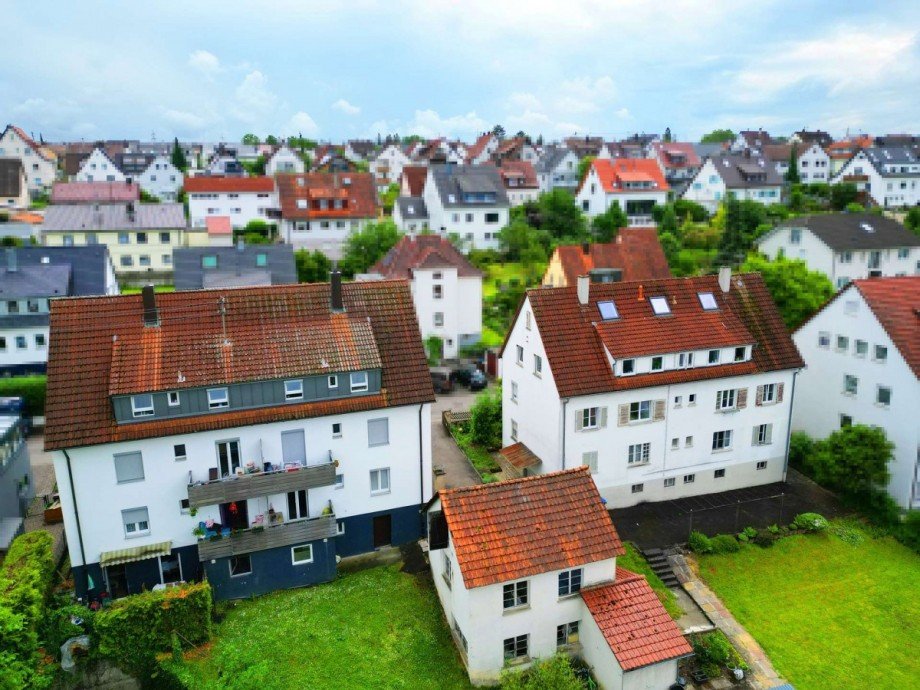 Hinteransicht beider H�user Mehrfamilienhaus Esslingen am Neckar