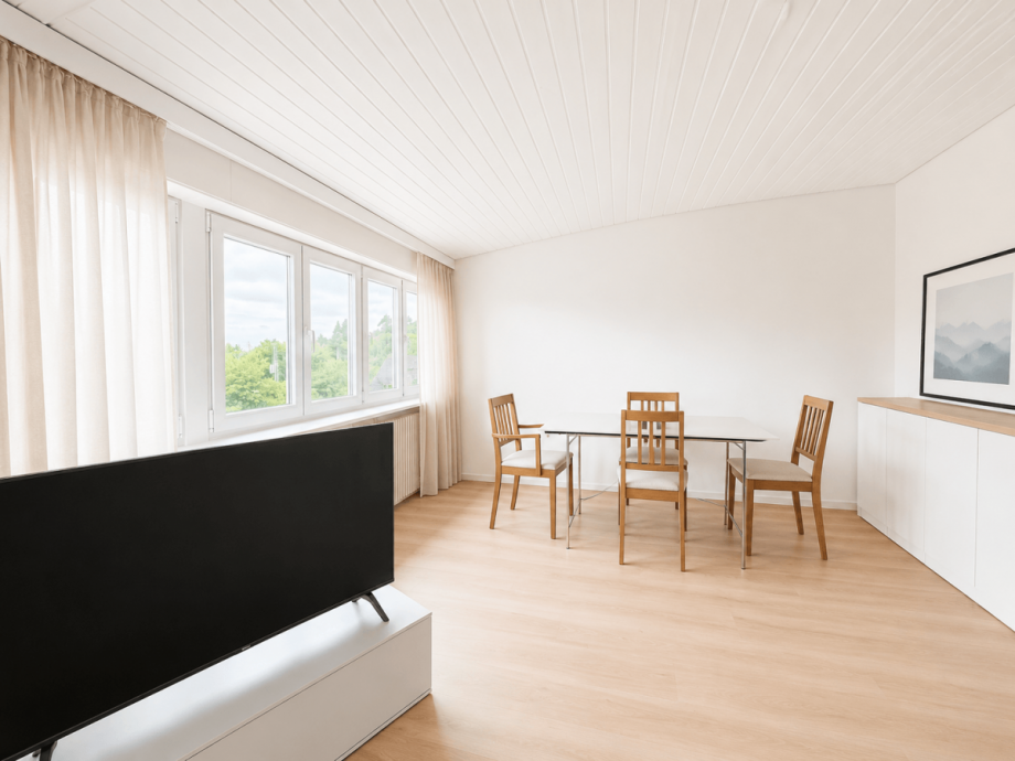 Wohnzimmer Dachgeschosswohnung Stuttgart