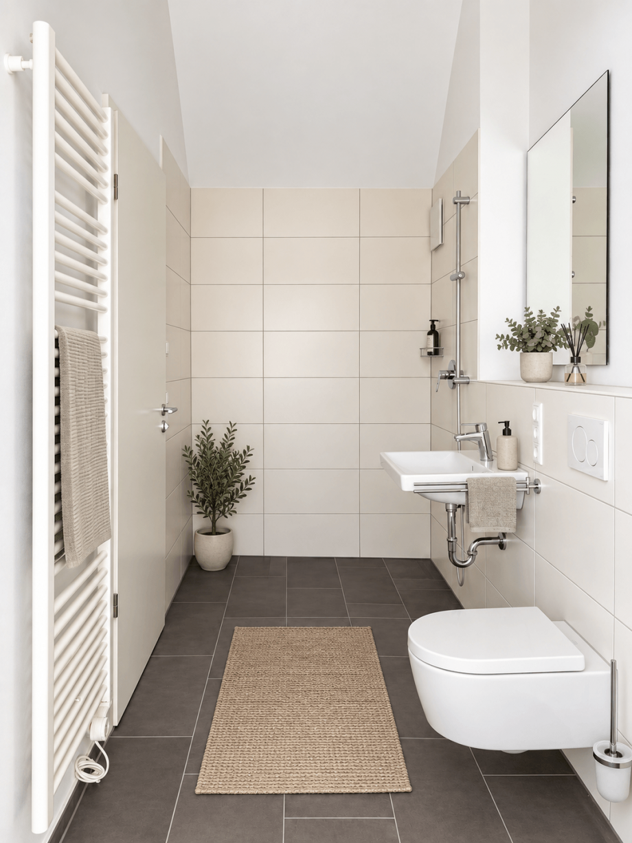 Badezimmer KI Visualisierung Maisonettewohnung Leinfelden-Echterdingen