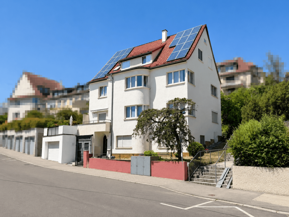 Au�enansicht Mehrfamilienhaus Stuttgart