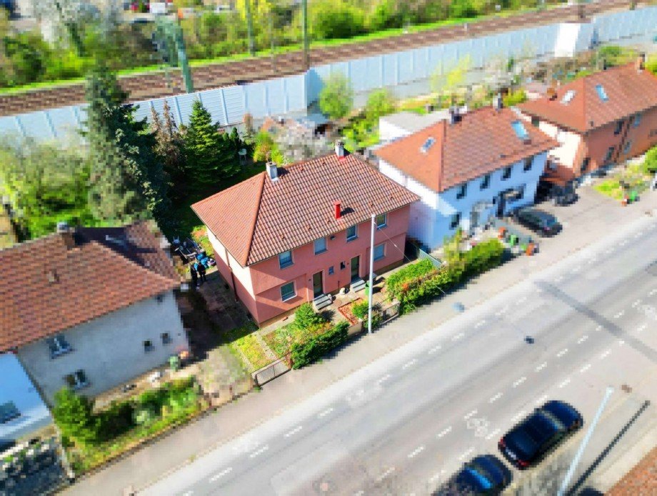 Vorderansicht Zweifamilienhaus Stuttgart
