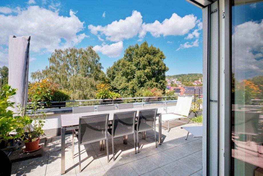 Terrasse Penthousewohnung Esslingen am Neckar