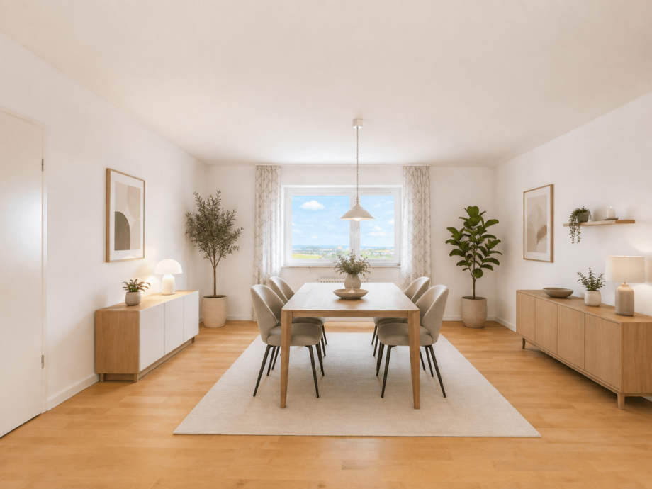 Essbereich - (Einrichtungsm�glichkeit KI) Etagenwohnung Hemmingen