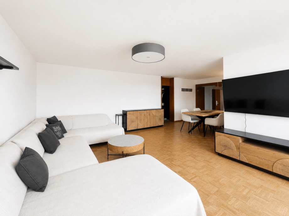 Wohnzimmer Etagenwohnung Stuttgart