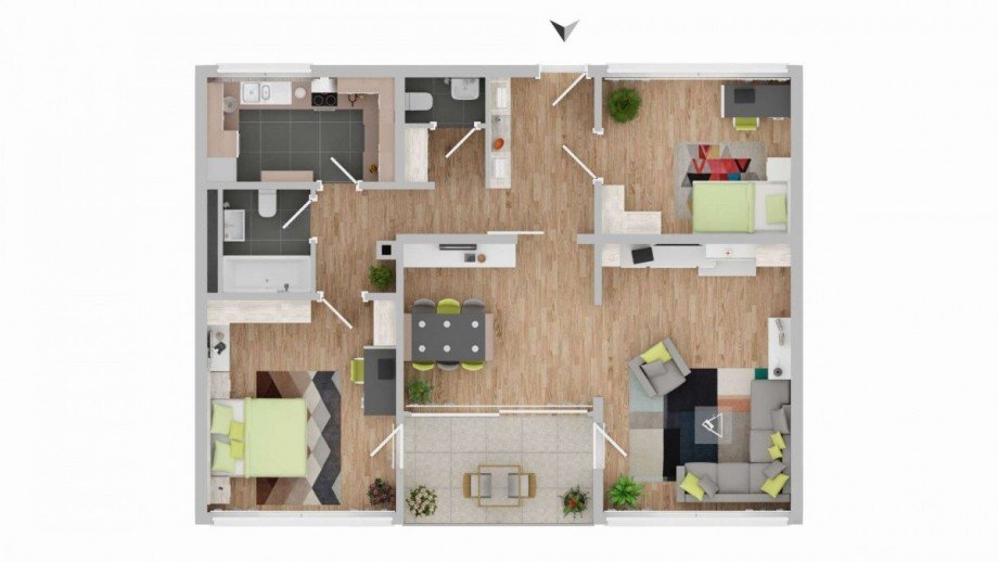 Grundriss Etagenwohnung Stuttgart