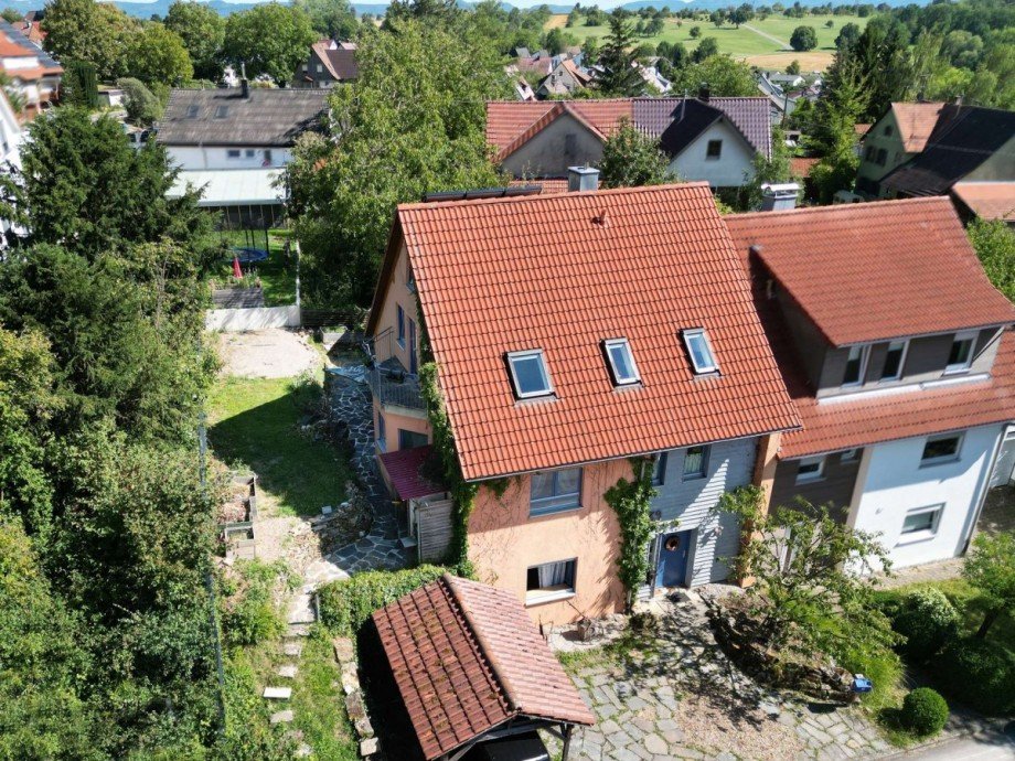 Au�enansicht Doppelhaush�lfte Pliezhausen