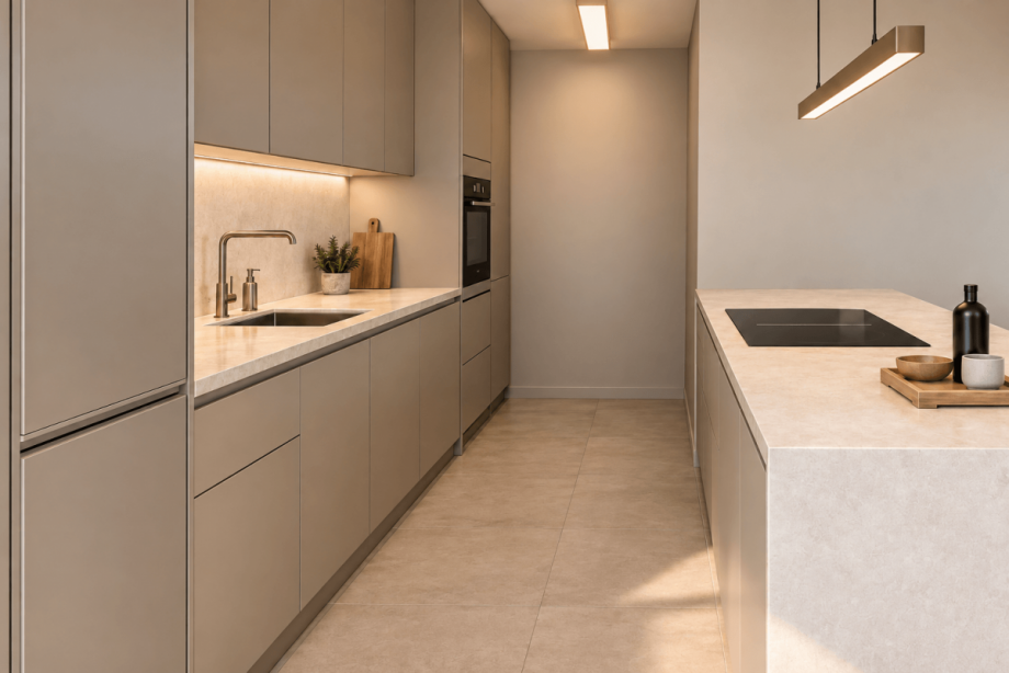 KI generierte Visualisierung Penthousewohnung Stuttgart