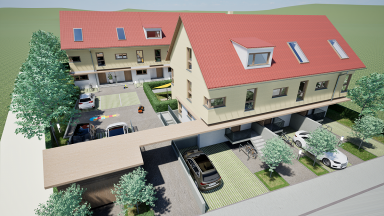 Au�enansicht Kirchheim unter Teck Reihenendhaus Reihenendhaus (RH3) mit Garten & Stellplatz - gro�z�giges Wohnen auf 3 (Optional: 4) Etagen