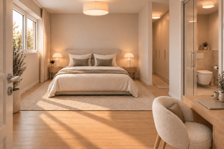 KI generierte Visualisierung Erdgeschosswohnung Stuttgart