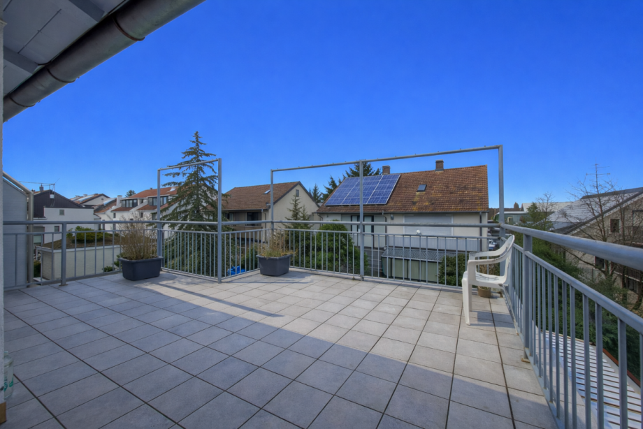 Terrasse Doppelhaush�lfte Ostfildern