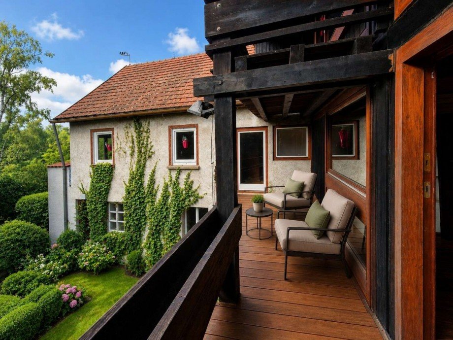 Balkon OG KI-Visualisierung Einfamilienhaus Stuttgart