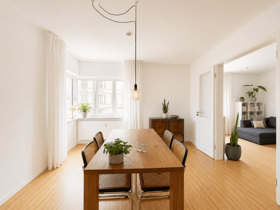 Esszimmer 1.OG Mehrfamilienhaus Stuttgart