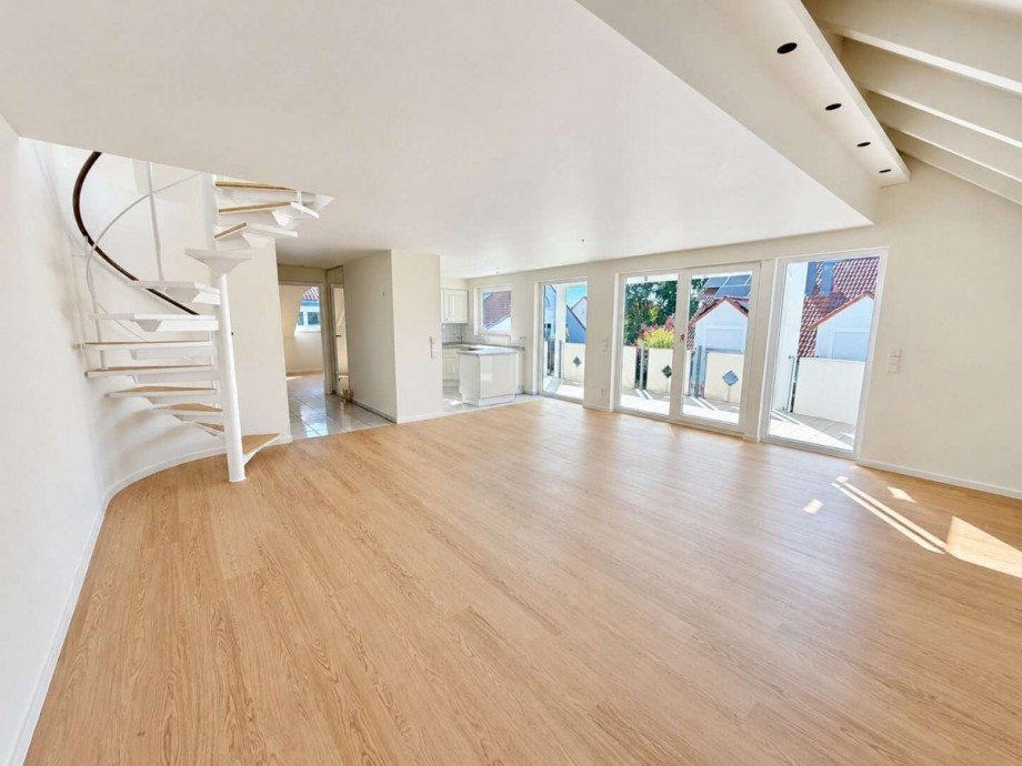 Wohnzimmer Maisonettewohnung Stuttgart