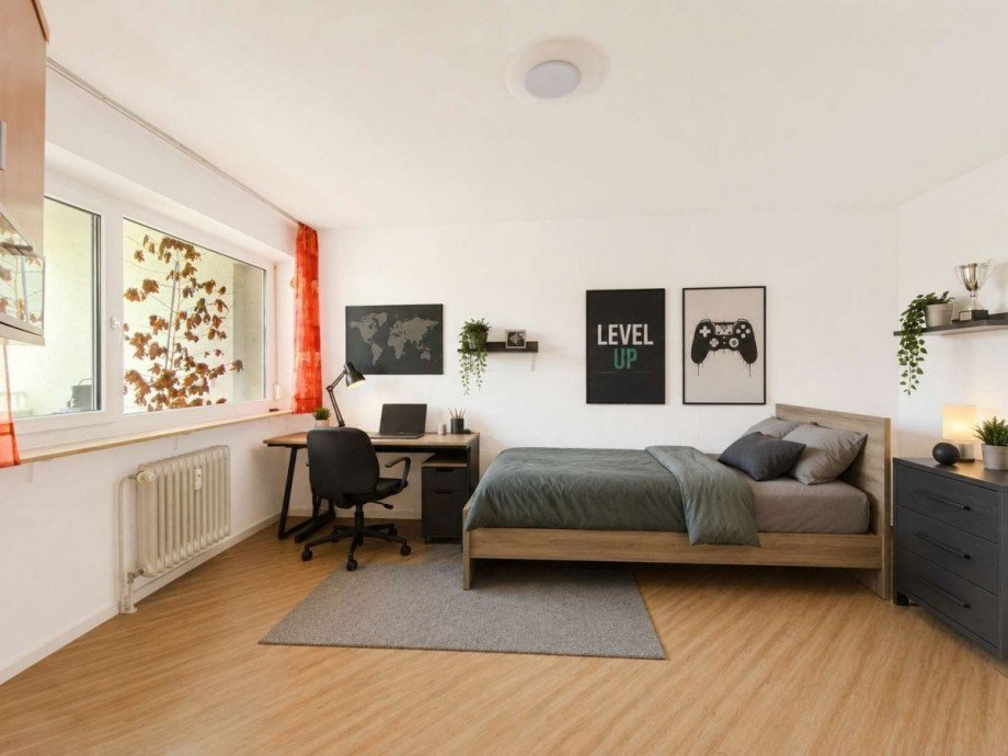 Kinderzimmer - (Einrichtungsm�glichkeit KI) Etagenwohnung Hemmingen