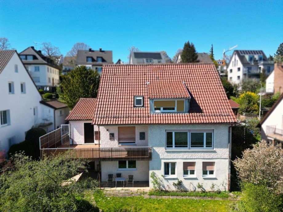 Au�enansicht Einfamilienhaus Stuttgart