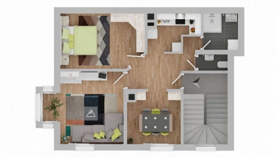 Grundriss Etagenwohnung Stuttgart