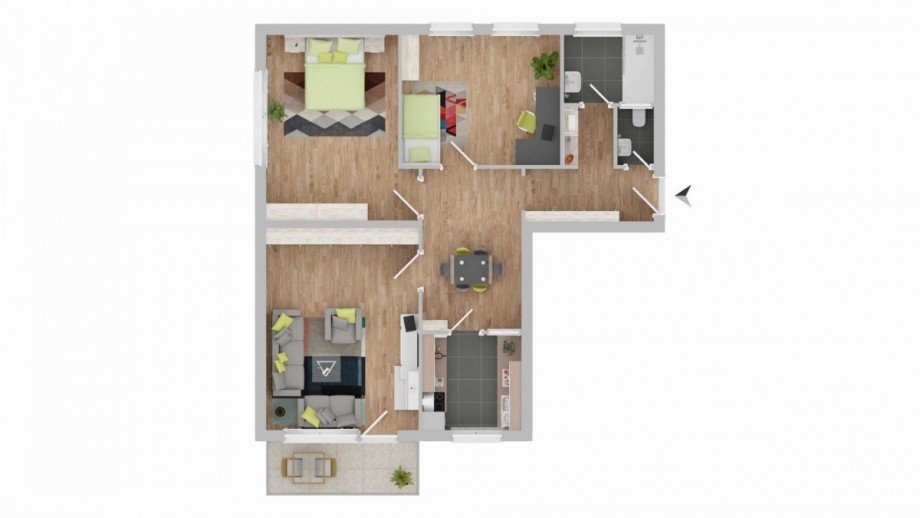 Grundriss Etagenwohnung Stuttgart