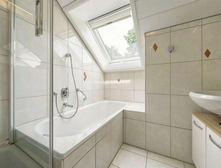 Badezimmer Dachgeschosswohnung Stuttgart