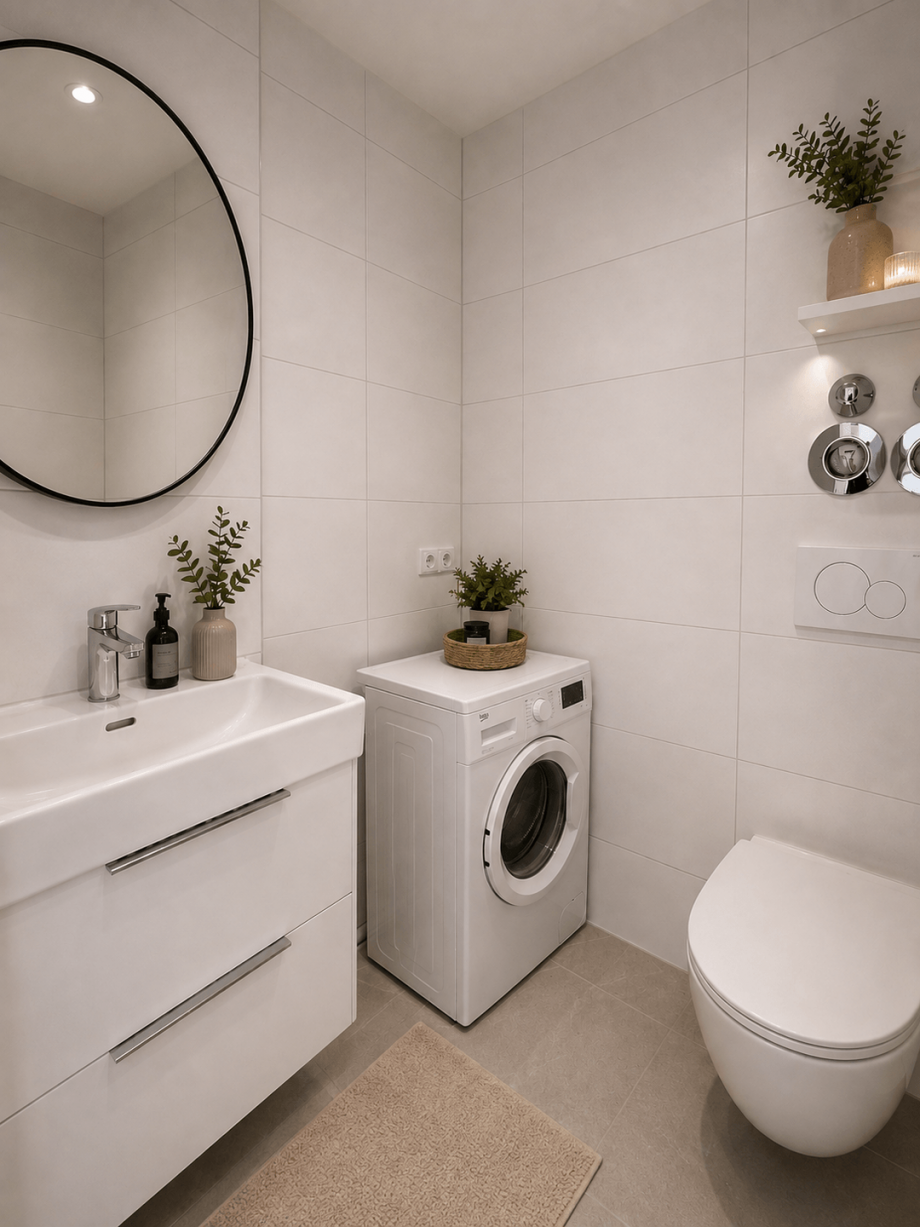 G�ste-WC KI-Visualisierung Maisonettewohnung Stuttgart