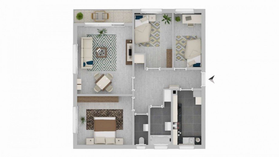 Grundriss Etagenwohnung Ostfildern